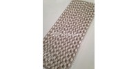 Checkered Grey Pattern  Paper Straw click on image to view different color option